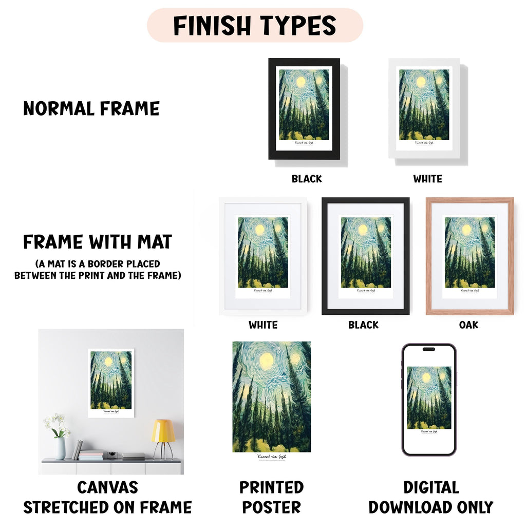a bunch of frames with some pictures on them