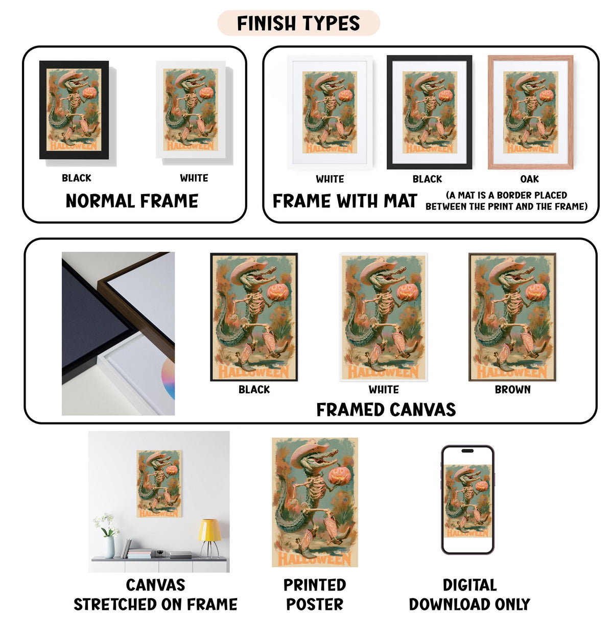 a series of photos showing different types of frames