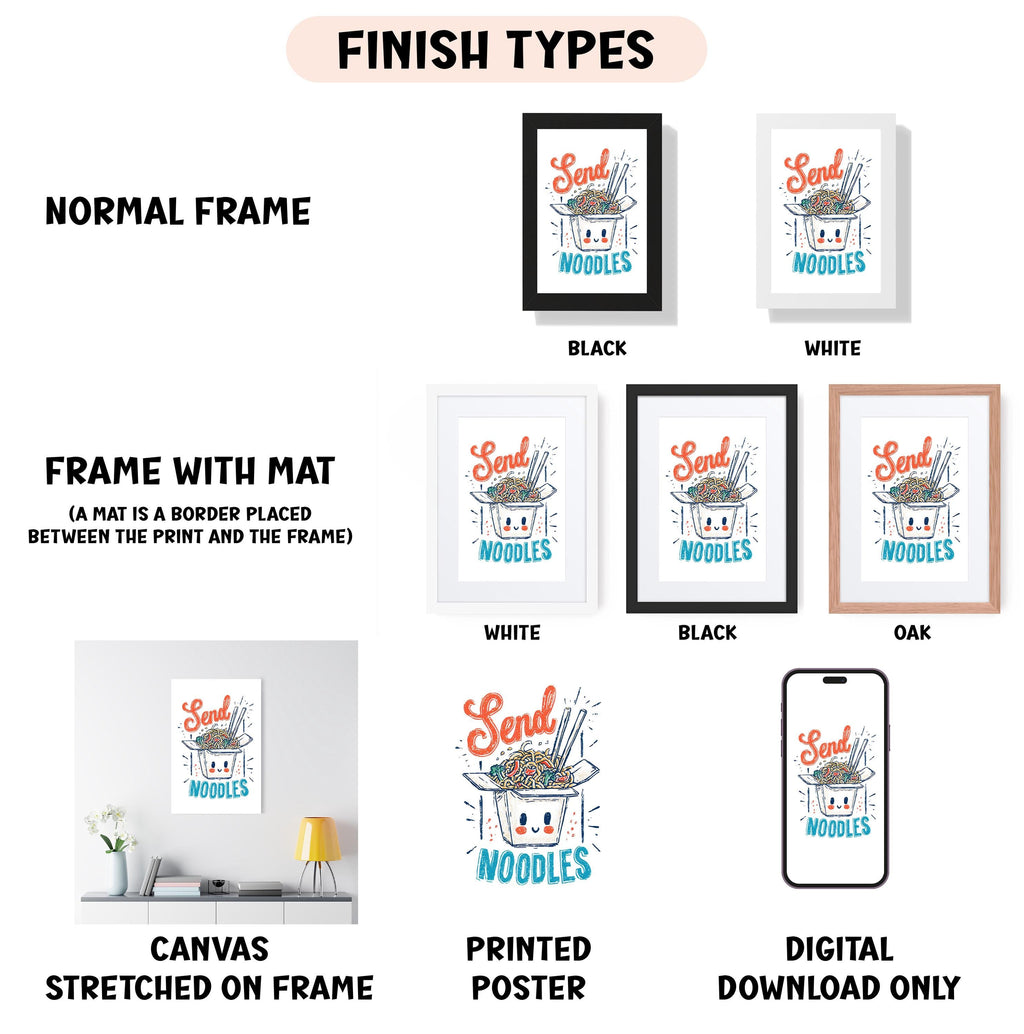 a bunch of different types of frames on a wall