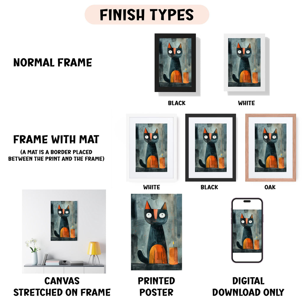a picture of a black cat with orange eyes