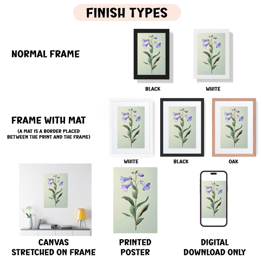 a bunch of framed pictures with flowers on them