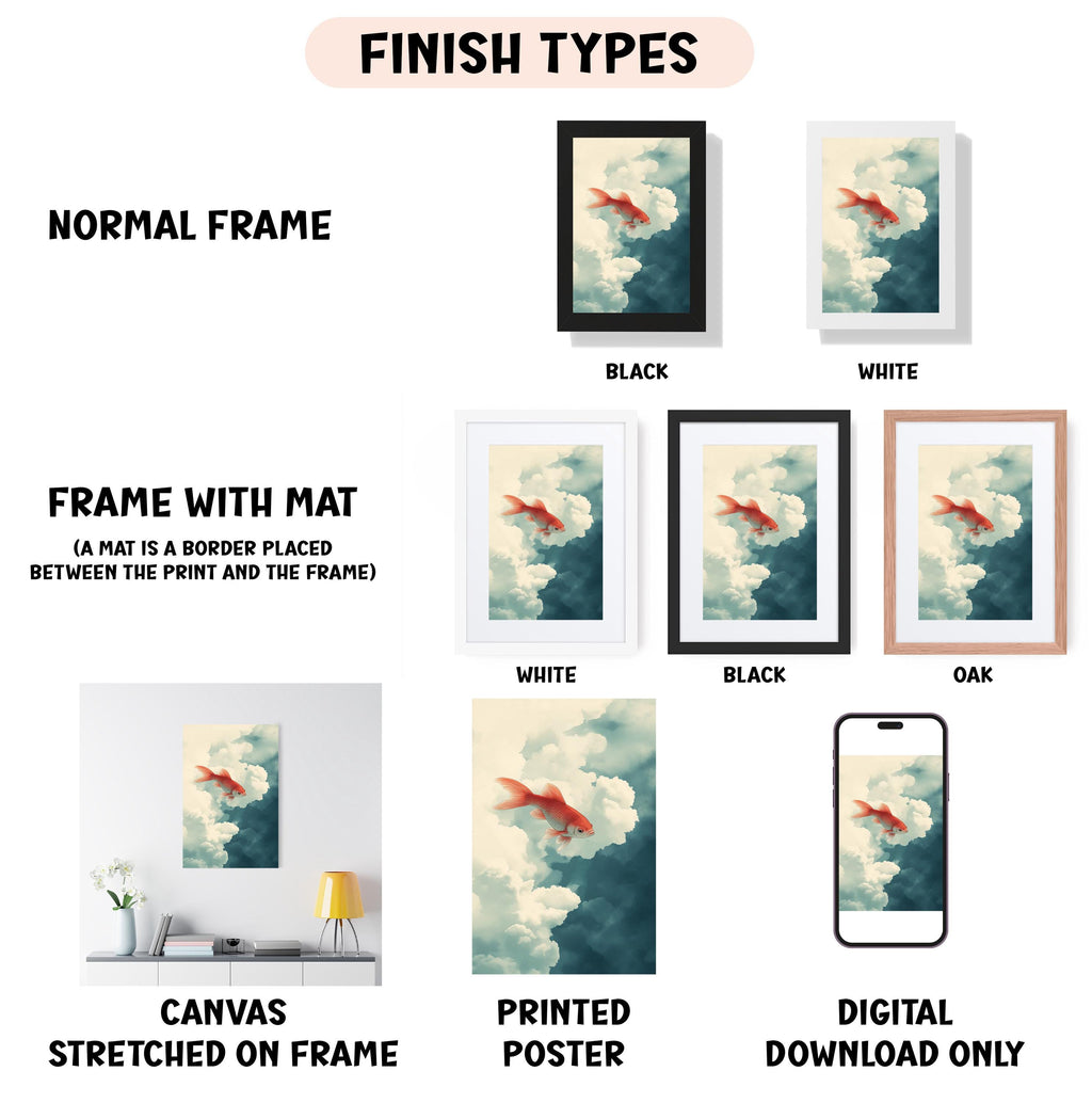 a bunch of different types of frames on a wall