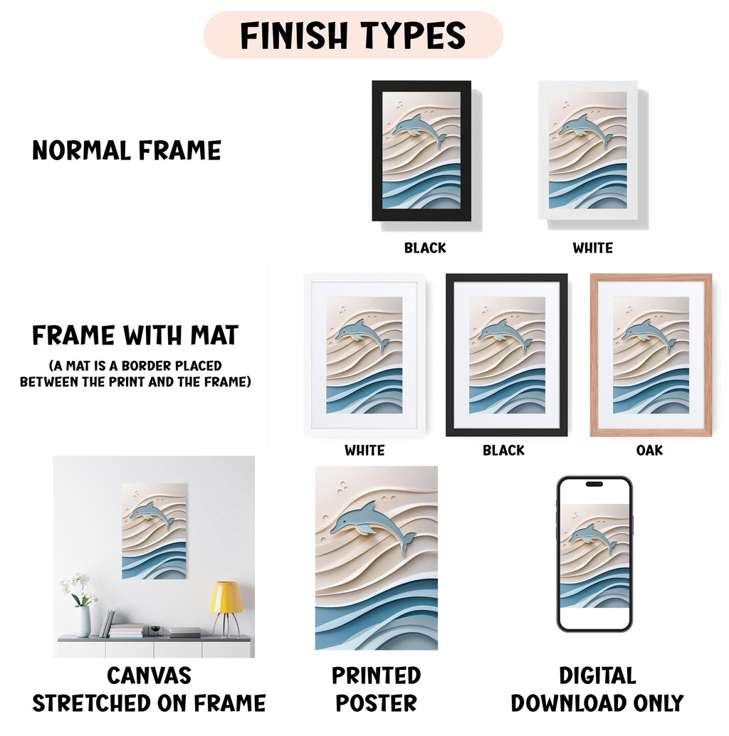 a poster with a picture of a wave on it